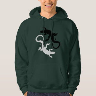 Regalo de sudaderas caobadas de arte reptil de Liz