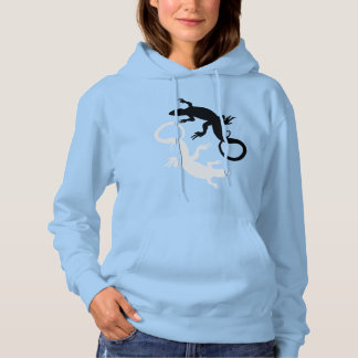 Regalo de sudaderas caobadas de arte reptil de Liz
