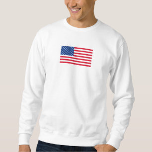 Regalo de sudaderas con bandera estadounidense clá