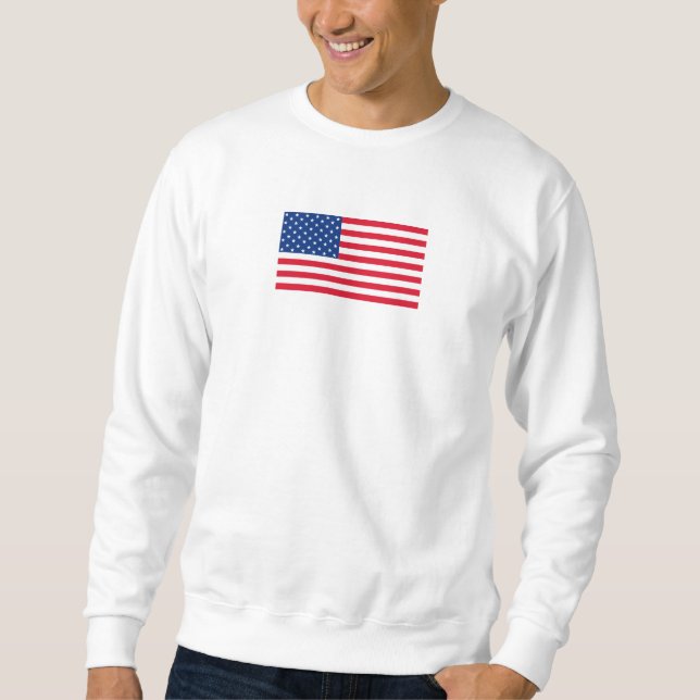 Regalo de sudaderas con bandera estadounidense clá (Anverso)