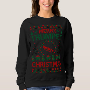 Regalo de suéter feo para los Navidades de Trumpet