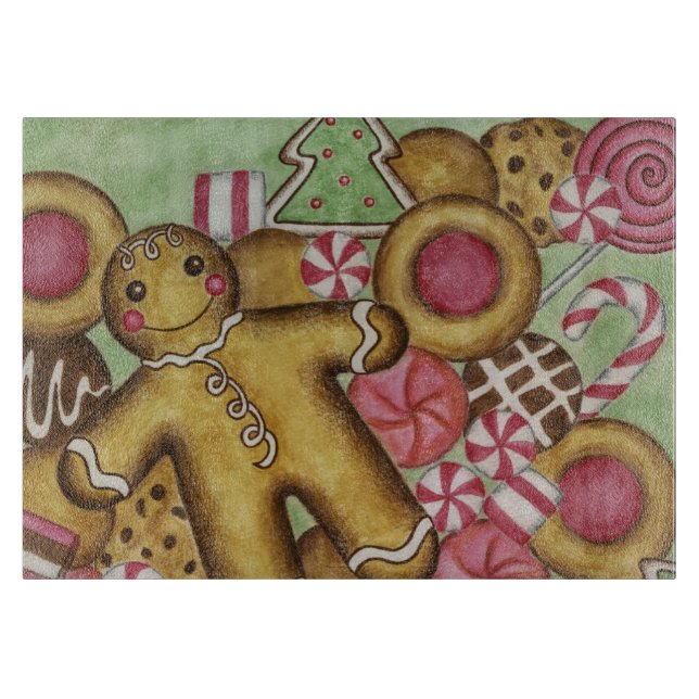 Regalo de tabla de cortar de cocina de galletas de (Anverso)