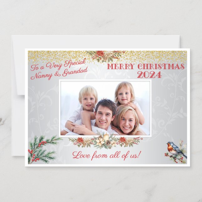 Regalo de tarjetas para los abuelos Magnet (Anverso)