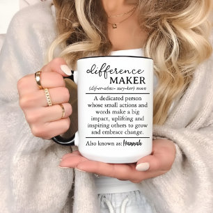 Regalo de taza de agradecimiento personalizado y r