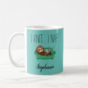 Regalo de taza de café de perezoso adorable tejien