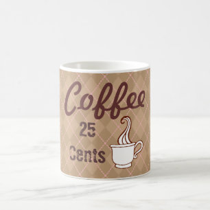Regalo de taza de café de tienda de café retro