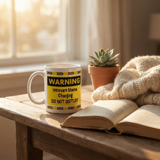 Regalo de Taza de Café Divertida para Mamá Introve