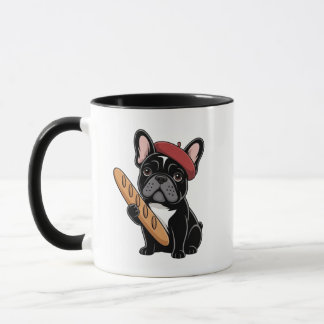 Regalo de taza de café divertido Kawaii Frenchie p
