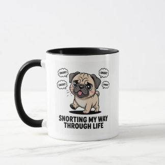 Regalo de taza de café divertido Kawaii Frenchie p