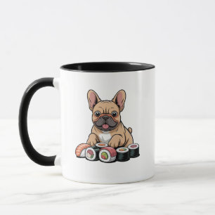 Regalo de taza de café divertido Kawaii Frenchie p