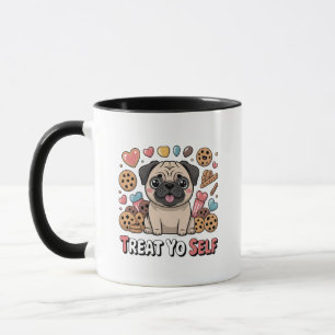 Regalo de taza de café divertido Kawaii Frenchie p