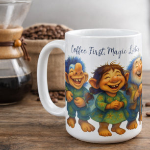 Regalo de Taza de Café Troll Caprichoso para Mañan
