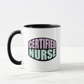 Regalo de taza de enfermera para enfermeras certif