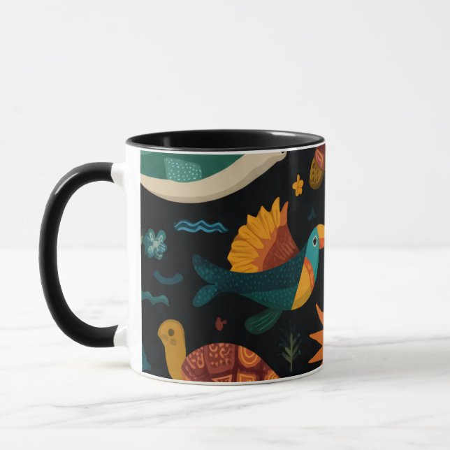 Regalo de taza Tropical Friends Combo (Izquierda)