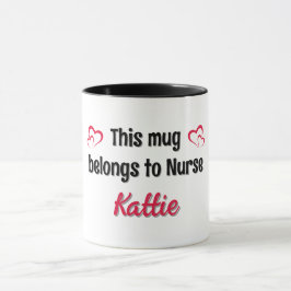 Regalo de tazas de café personalizado para enferme