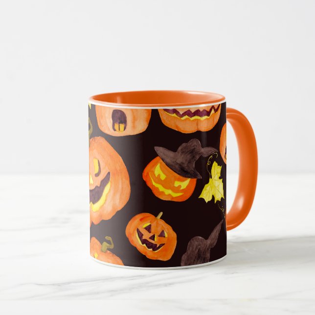 Regalo de tazas de halloween, tazas de café de Hal (Anverso derecho)