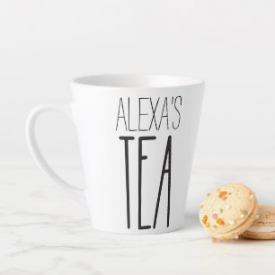 Regalo de tazas de té personalizado con nombre