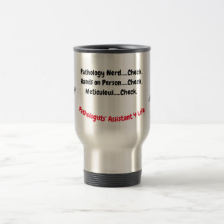 Regalo de tazas de viaje para ayudantes de patólog