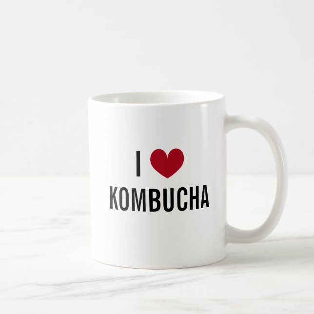 Regalo de tazas personalizados de kombucha (té fer (Derecha)