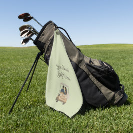Regalo de toalla de golf 'Recién Casados' para nov