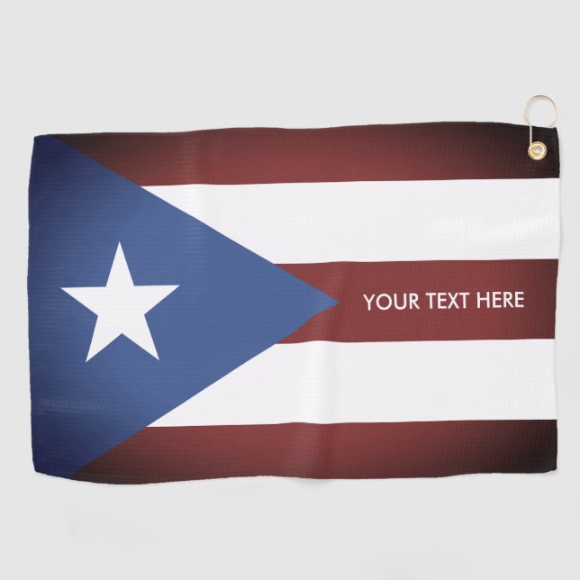 Regalo de toalla de personalizado de la bandera de (Horizontal)
