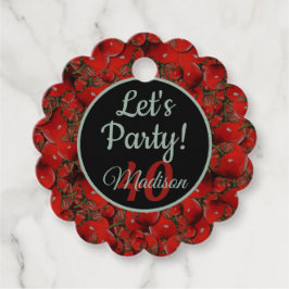 Regalo de tomates / etiqueta de favor - opción per