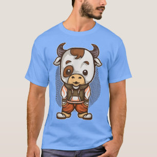 Regalo De Vaca Para Niños Agricultores De Camiseta