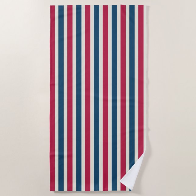 Regalo de vacaciones de toalla de baño patriótico  (Anverso)