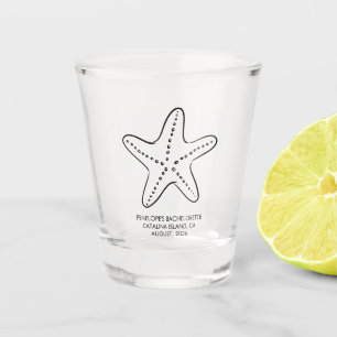 Regalo de vaso de chupito personalizado de estrell