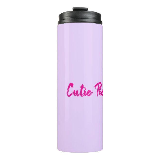 Regalo de vaso para ella rosa morado lindo (Anverso)
