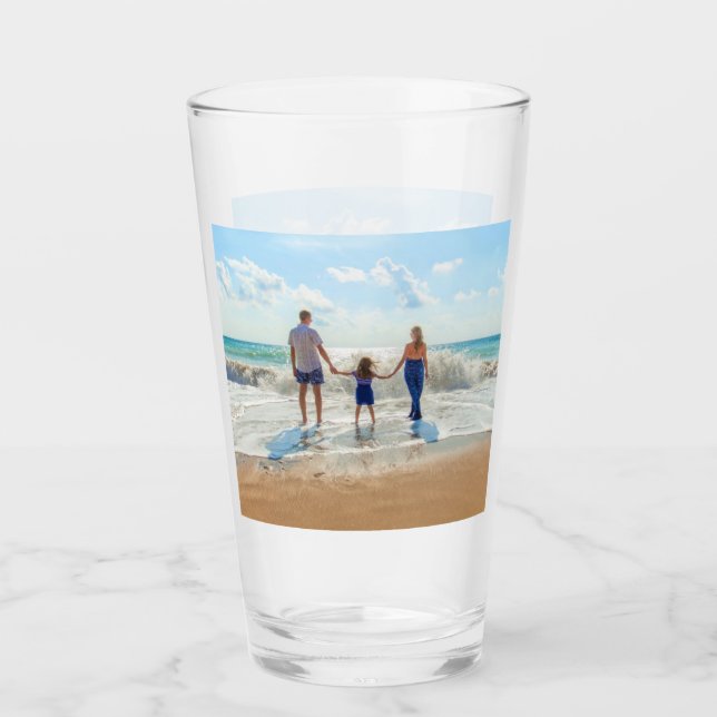 Regalo de vidrio con fotos personalizadas (Anverso)