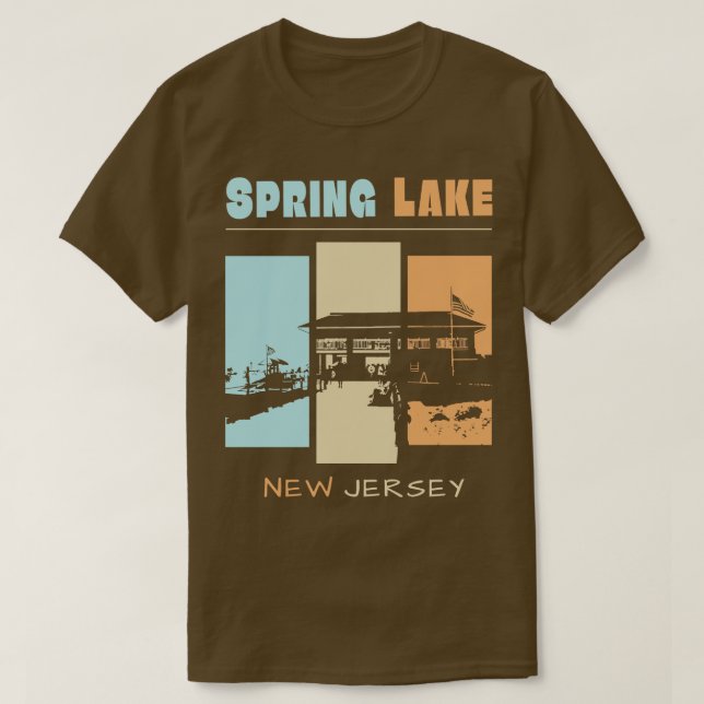 Regalo de Vintage Spring Lake New Jersey (Diseño del anverso)