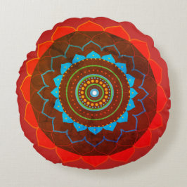 Regalo de Yoga Mandala  Cojín redondo de foto