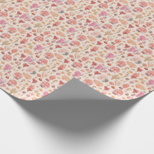 Regalo Debajo del papel de embalaje del mar