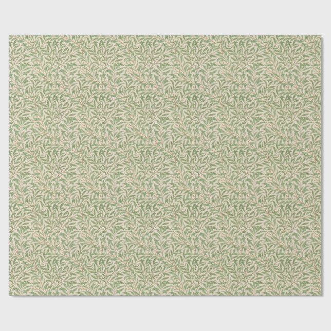 Regalo Deja el diseño antiguo verde Papel de envolvimient (Superficie plana)
