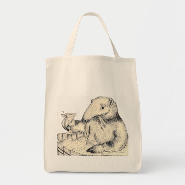 Regalo del Aardvark de la bolsa de asas de las (Frente)