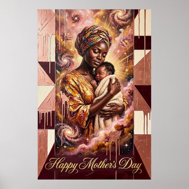 Regalo del Día de la Madre — Arte Celestial de Mam (Frente)