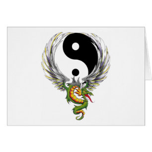 Regalo del dragón de Yin Yang