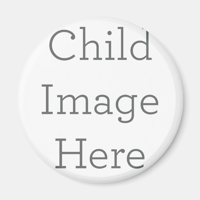 Estándar: 5,7 cm Circular Imán (Frente)