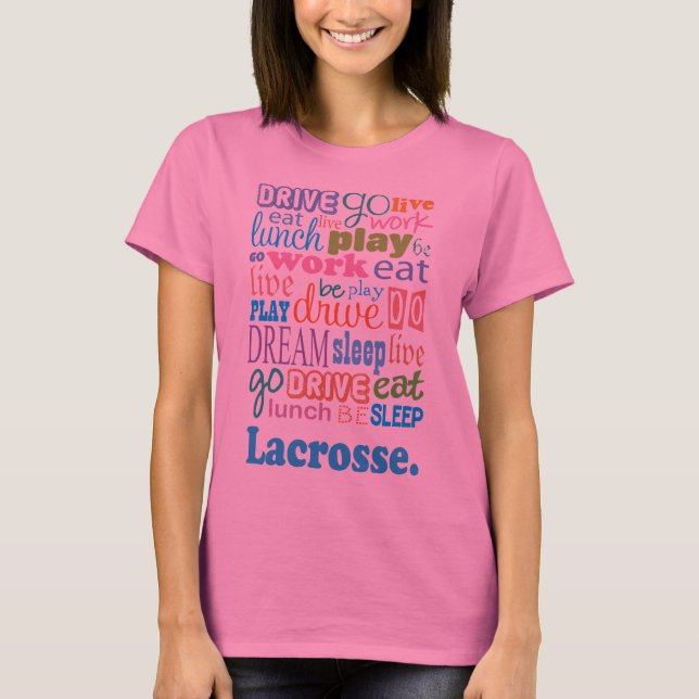 Regalo del jugador de LaCrosse para la camiseta de (Anverso)