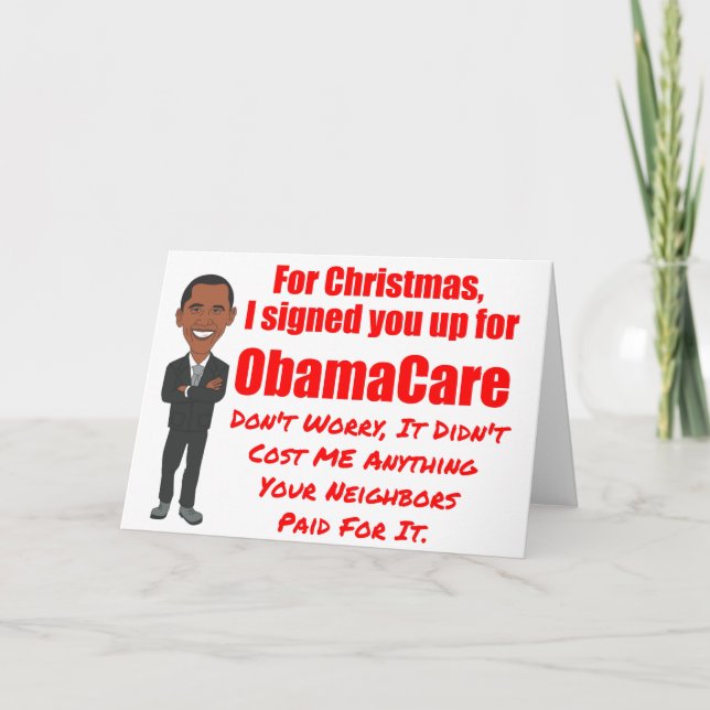 Regalo del navidad de ObamaCare (Anverso)