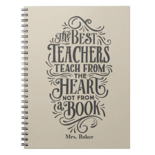 Regalo del personalizado del cuaderno del aprecio