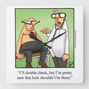 Regalo del Reloj del Pared de Humor Médico