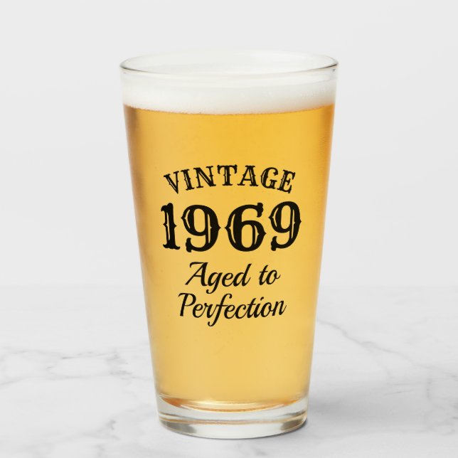 Regalo del vidrio de consumición de la cerveza del (Anverso (lleno))