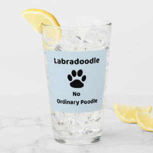 Regalo del vidrio del perro de Labradoodle