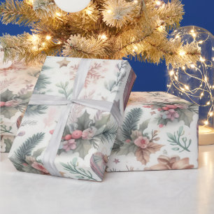 Regalo Delicioso papel de envoltura con temática navideña