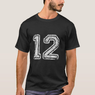 Regalo deportivo del número 12 de Jersey