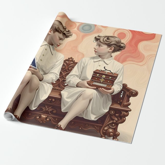 Regalo /DH.Lee/ tienda _ Papel de ajuste 06 (Desenrollado)