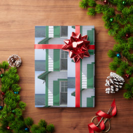 Regalo Días Papel de envolvimiento de las casas de campo