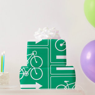 Regalo Direcciones de ciclismo Papel de ajuste de flecha